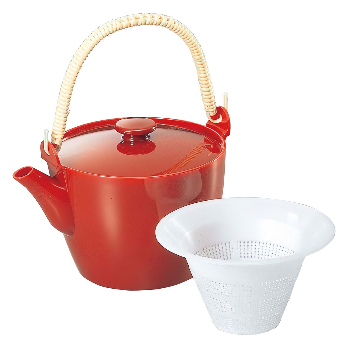 ENTEC Plastic Dobin Teapot with Tea Strainer