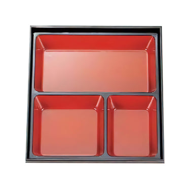 Fukui Craft ABS Resin 3-Divided Shokado Bento Box