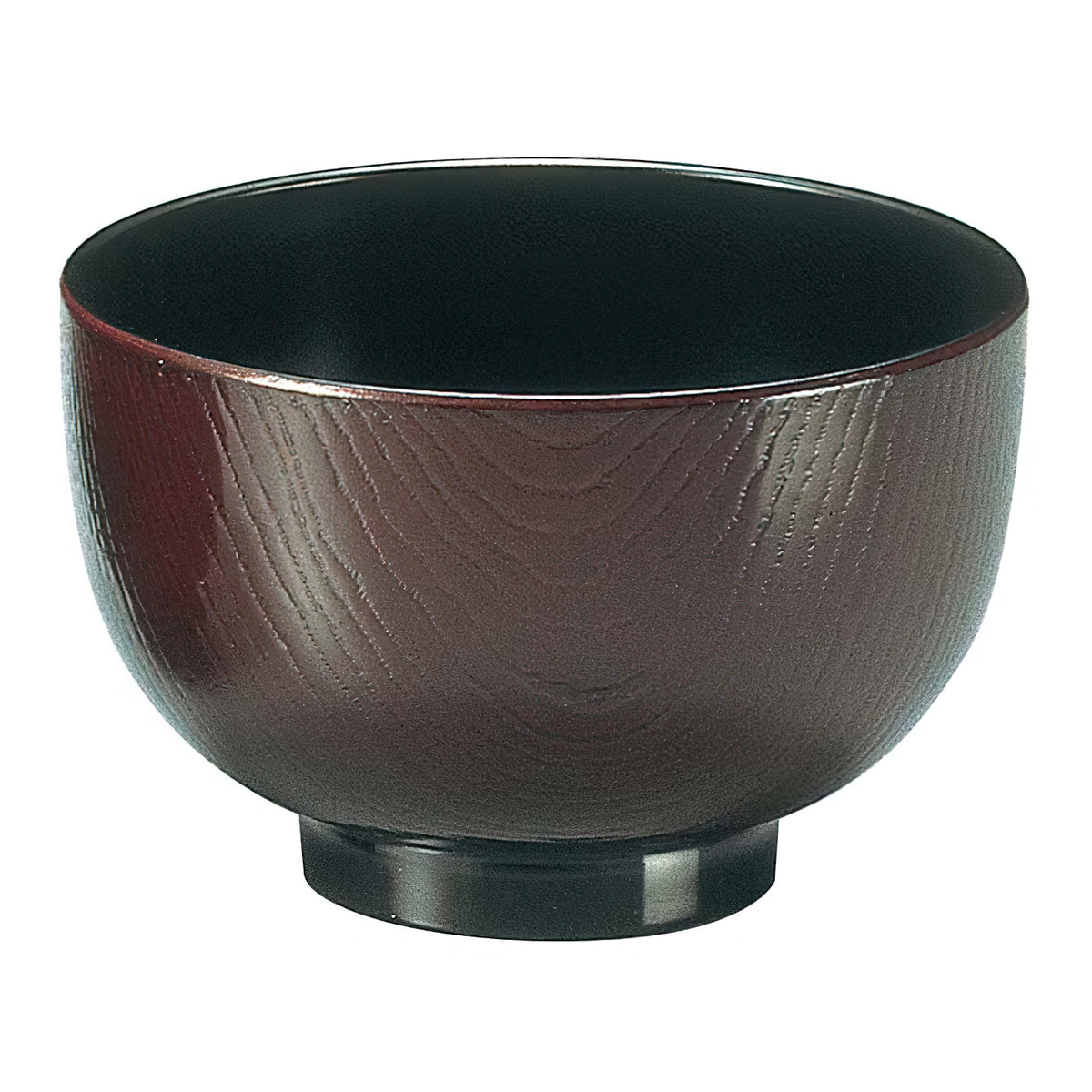 Fukui Craft ABS Resin Wood Grain Soup Bowl 10.5cm