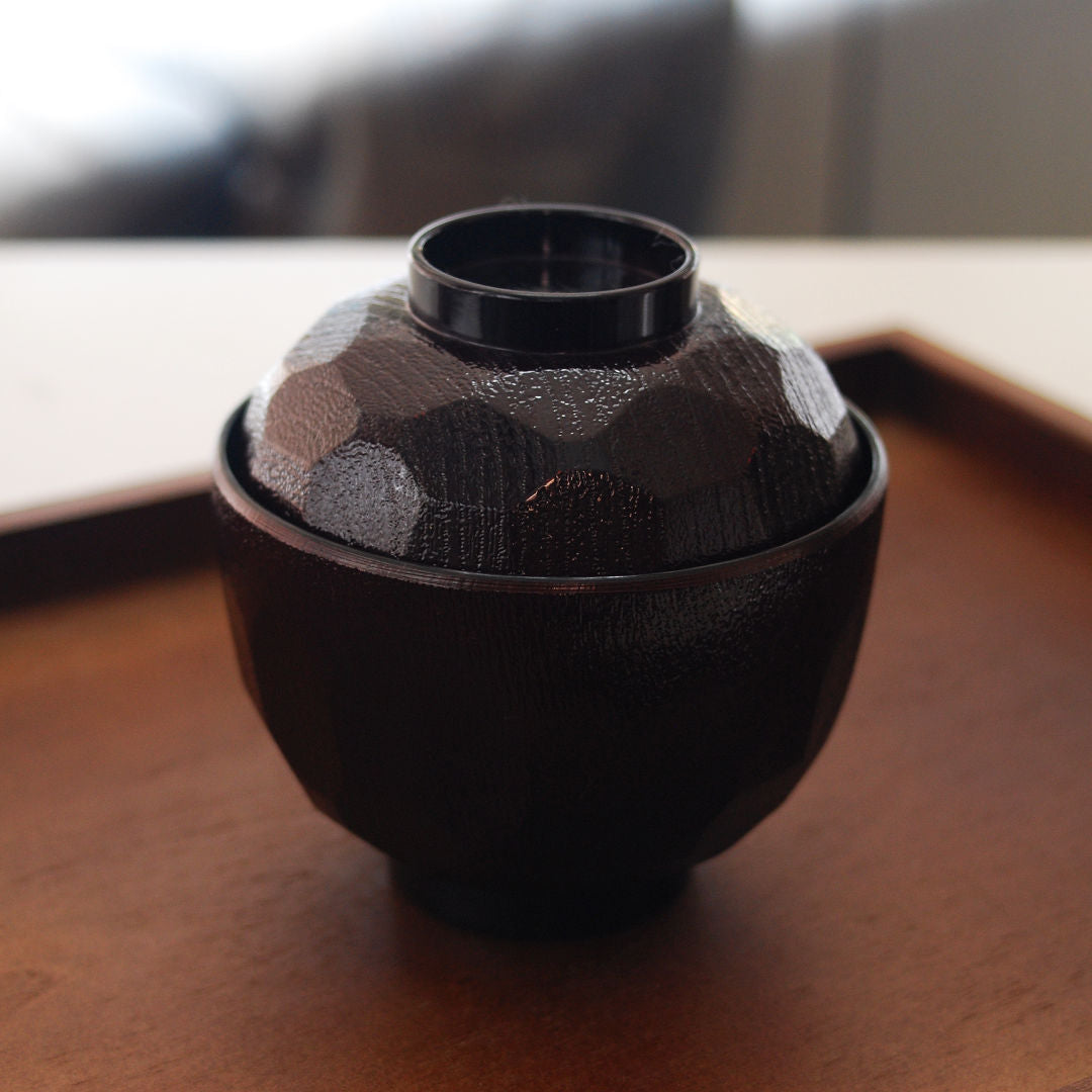 Fukui Craft Heat-Resistant ABS Resin Kikko-Pattern Small Soup Bowl 9.6cm