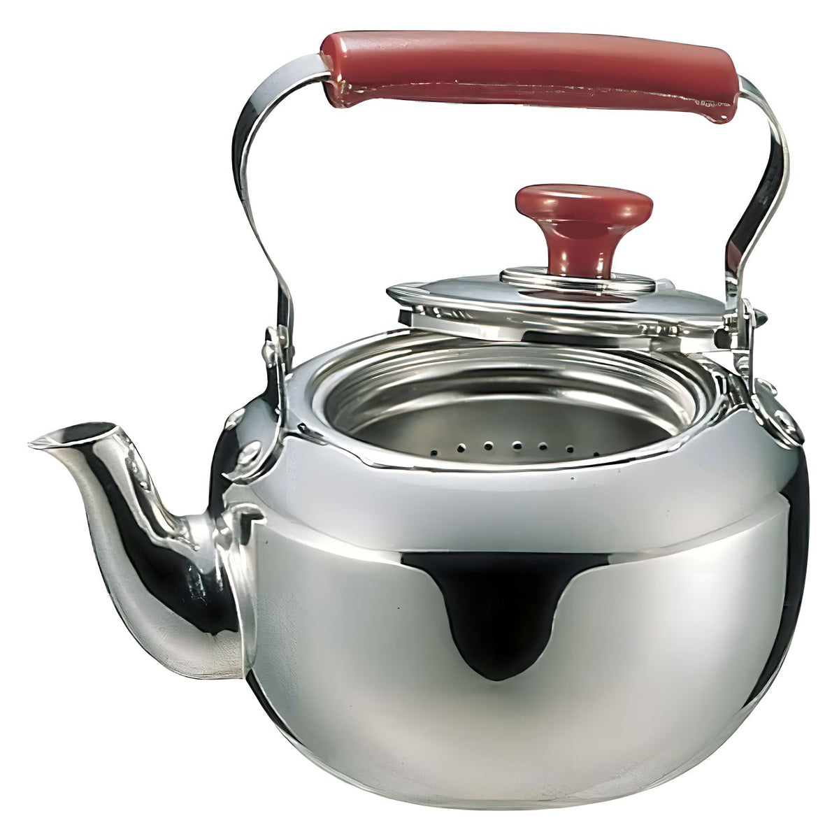 MARUTAMA Stainless Steel Kyusu Teapot with Tea Strainer