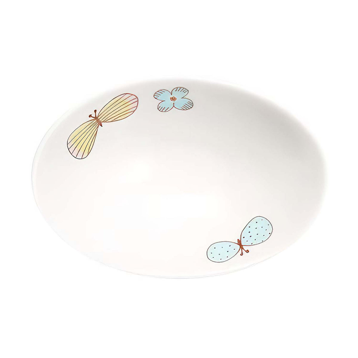 HAREKUTANI Porcelain Butterfly Small Bowl