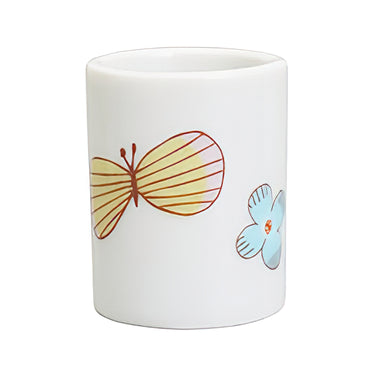 Harekutani Porcelain Butterfly Toothbrush Holder