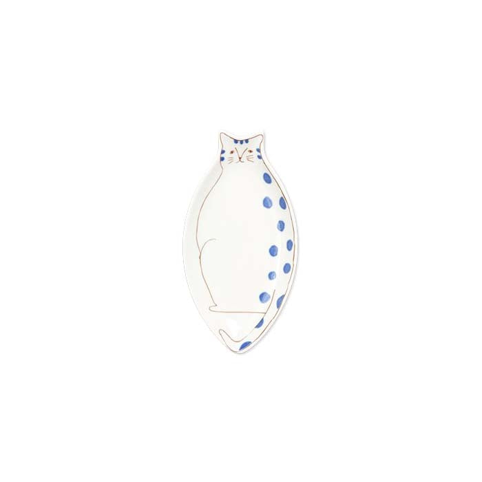 HAREKUTANI Porcelain Cat Small Plate