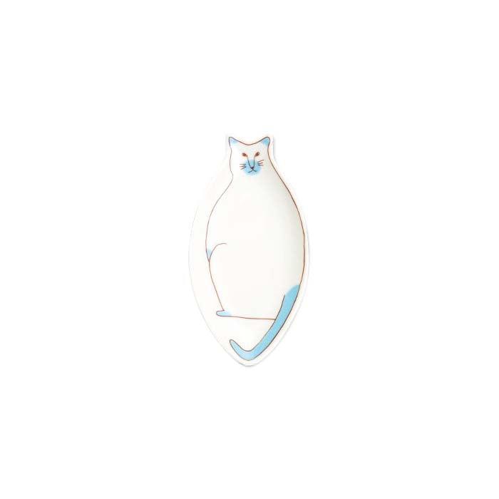 HAREKUTANI Porcelain Cat Small Plate