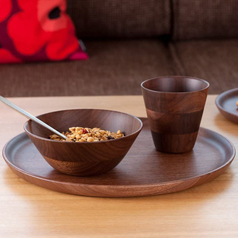 HIKIYOSE Wooden Soup Bowl with Lid