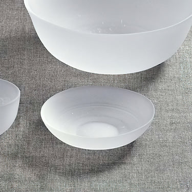 Hirota Glass Fubuki Soda-Lime Glass Mini Plate