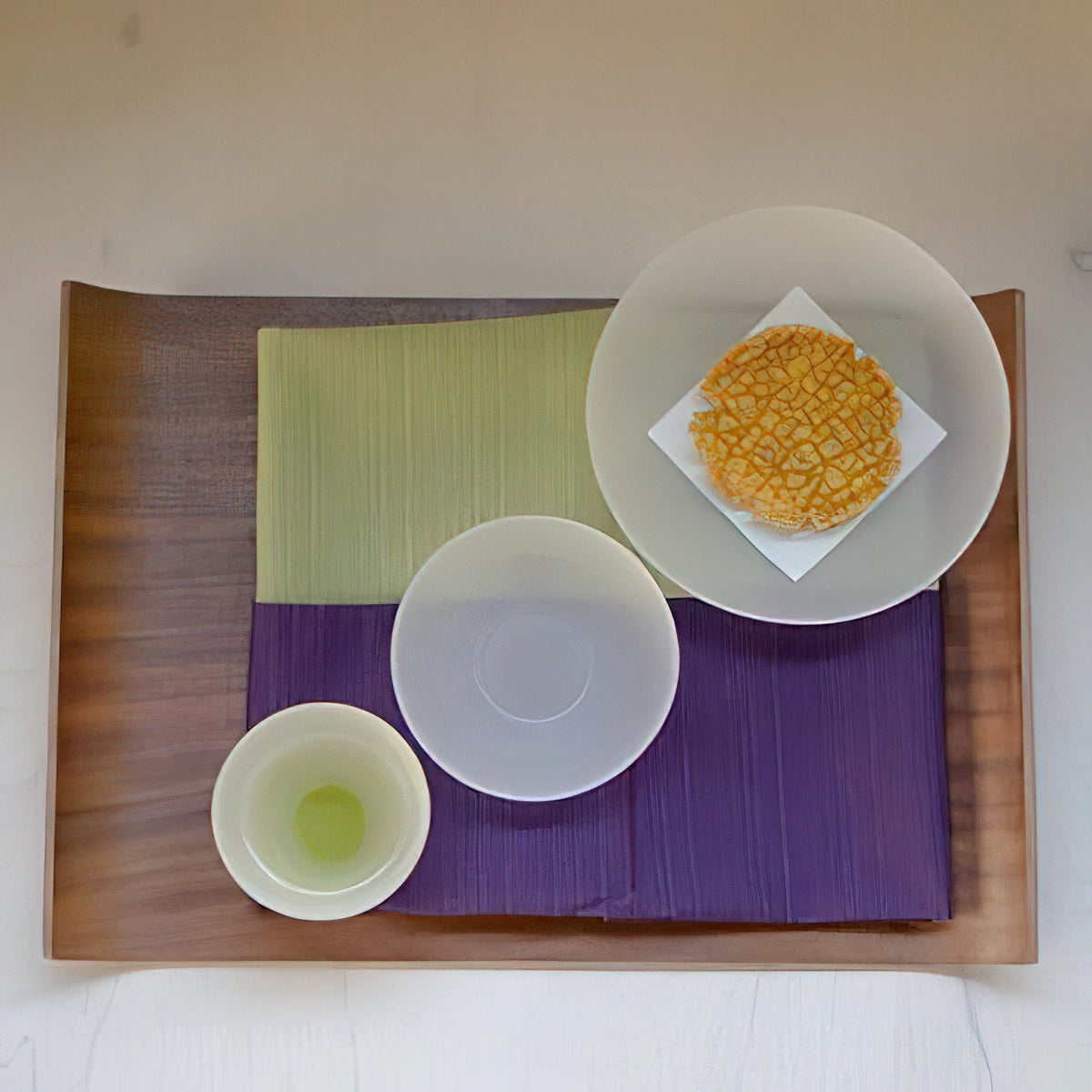Hirota Glass Fubuki Soda-Lime Glass Mini Plate