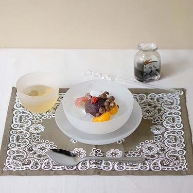 Hirota Glass Fubuki Soda-Lime Glass Small Plate