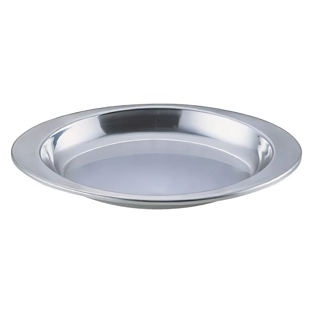 Ikeda Eco Clean Stainless Steel Oval Lunch Plate