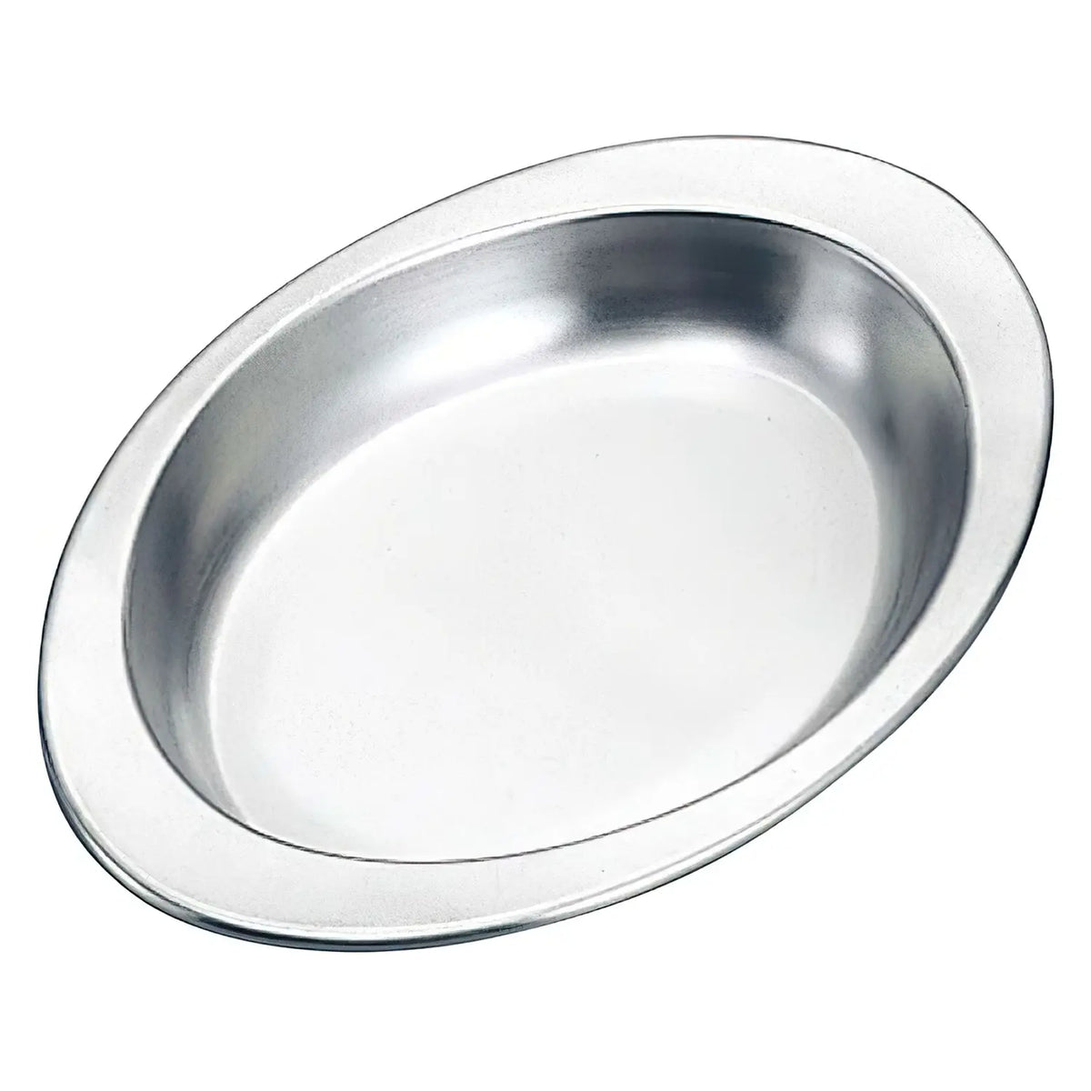 Ikeda Stainless Steel Antibacterial Oval Lunch Plate