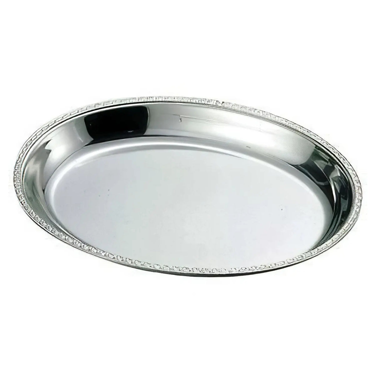 IKD Stainless Steel Oval Lunch Plate