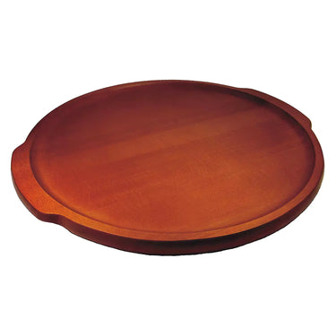 Kusakabe Kizaiku Castor Aralia Pizza Serving Tray Brown