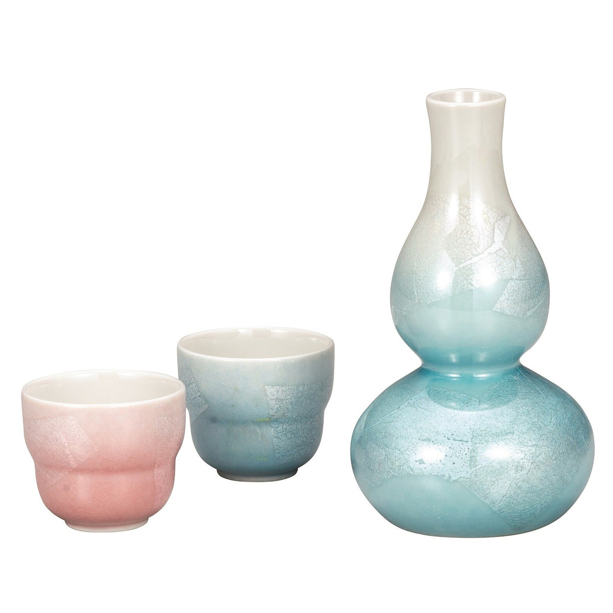 Kutani Ware Porcelain Sakeware Set  Gindami