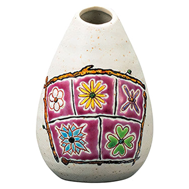 Kutani Ware Porcelain Single-flower Vase