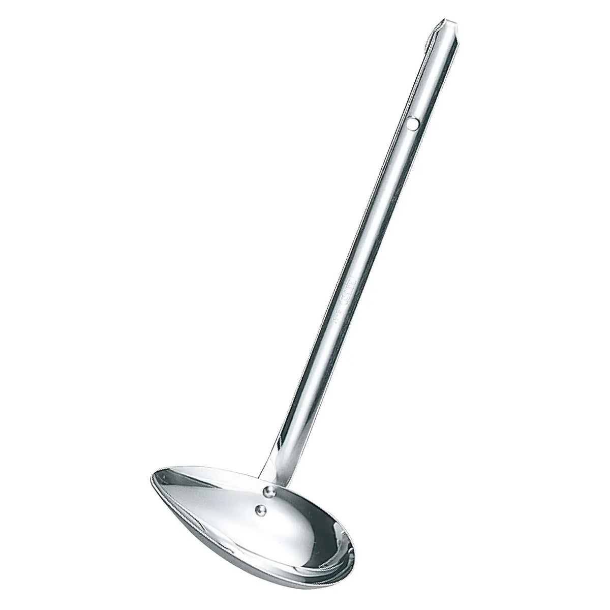 MARUTAMA Stainless Steel Side-Scooping Ladle for Left-Handed