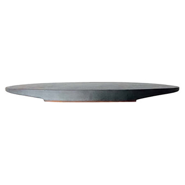 Marumi Yasuda Kawara Tsuki Ceramic Flat Plate
