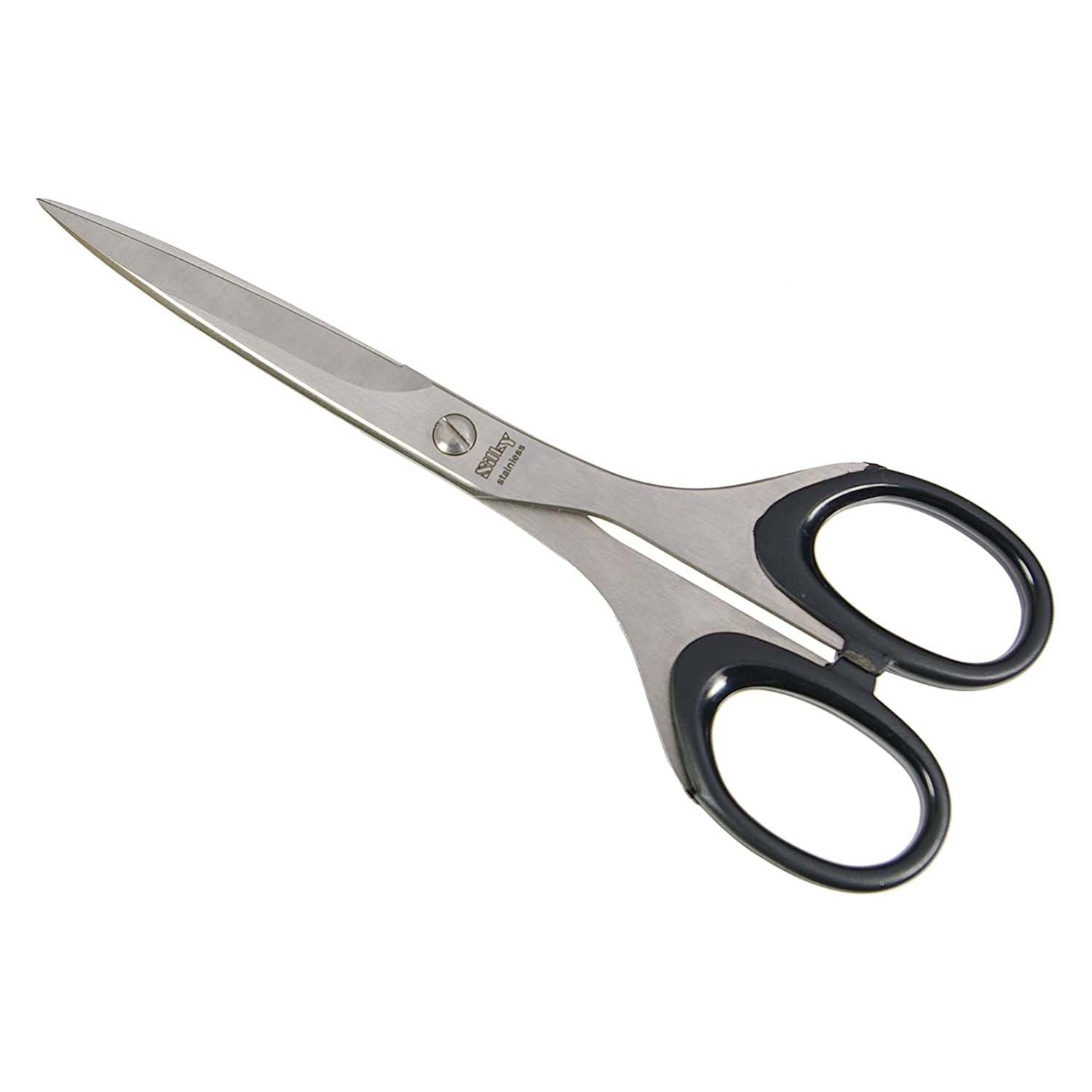 Seki Japan Japanese Multipurpose Scissors, 3.5 inch Fluorine Coating Stainless Steel Blade Office Shears for Cutting Paper Craft Fabric Photos