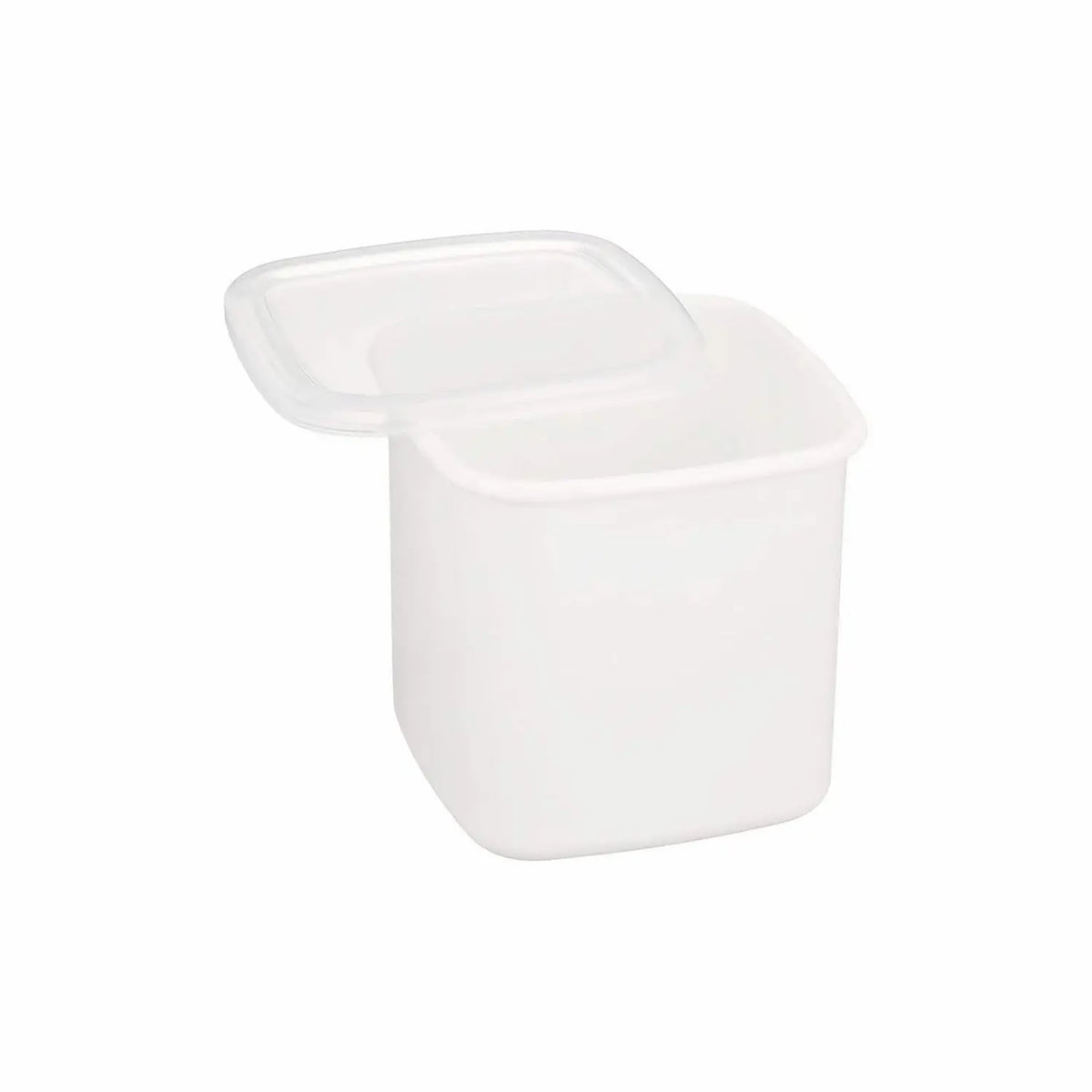Noda Horo White Series Enamel Square Food Containers with Lid