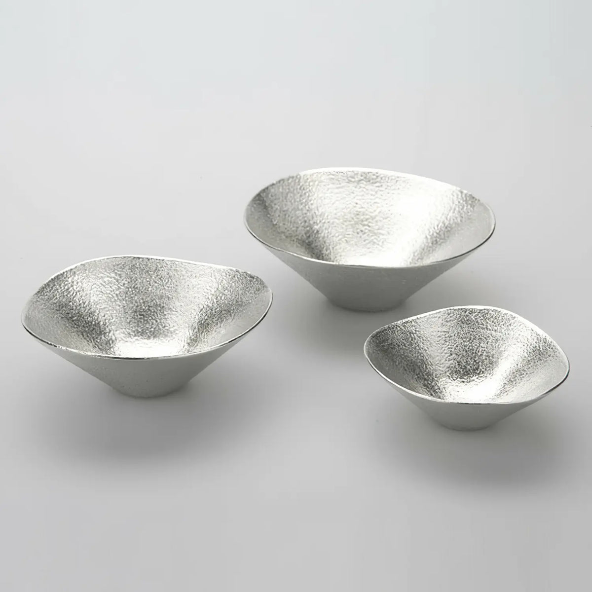 Nousaku Tinware Small Bowl Kuzushi Yugami