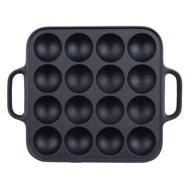 Seieido Cast Iron Takoyaki Pan 16-Ball