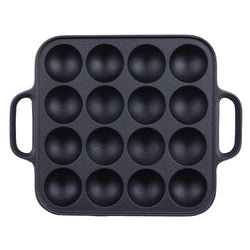 Seieido Cast Iron Takoyaki Pan 16-Ball