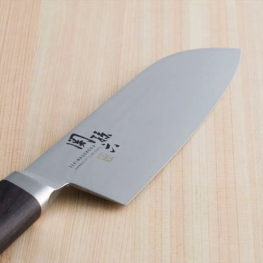 Seki Magoroku Damascus Stainless Steel Santoku Knife