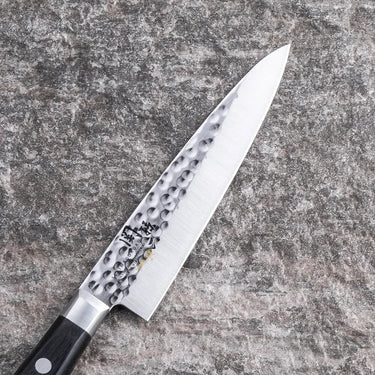 Seki Magoroku Imayo Molybdenum Vanadium Stainless Steel Petty Knife Hammer Finish