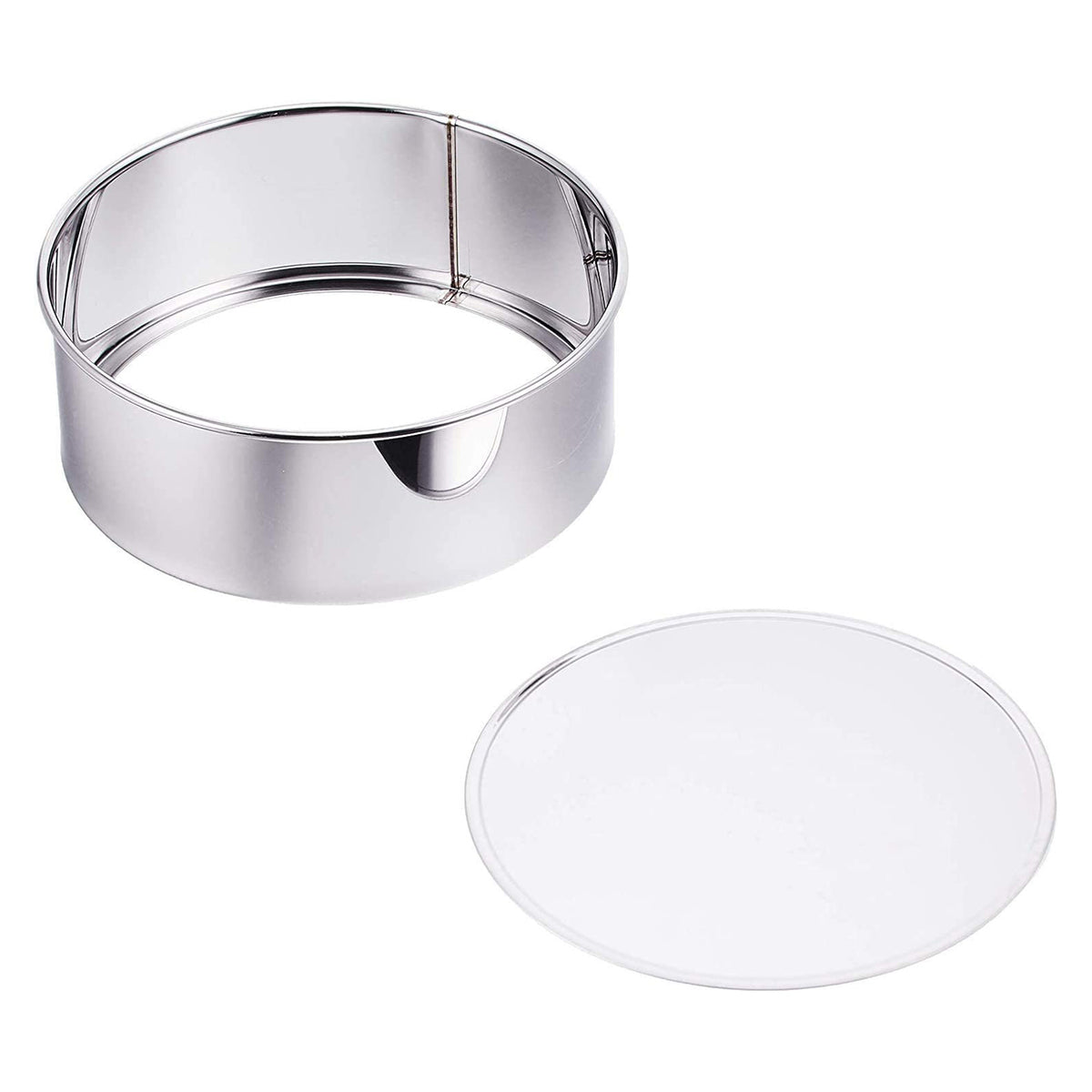 SHIMOTORI Stainless steel Round Cake Pan with Removable Bottom