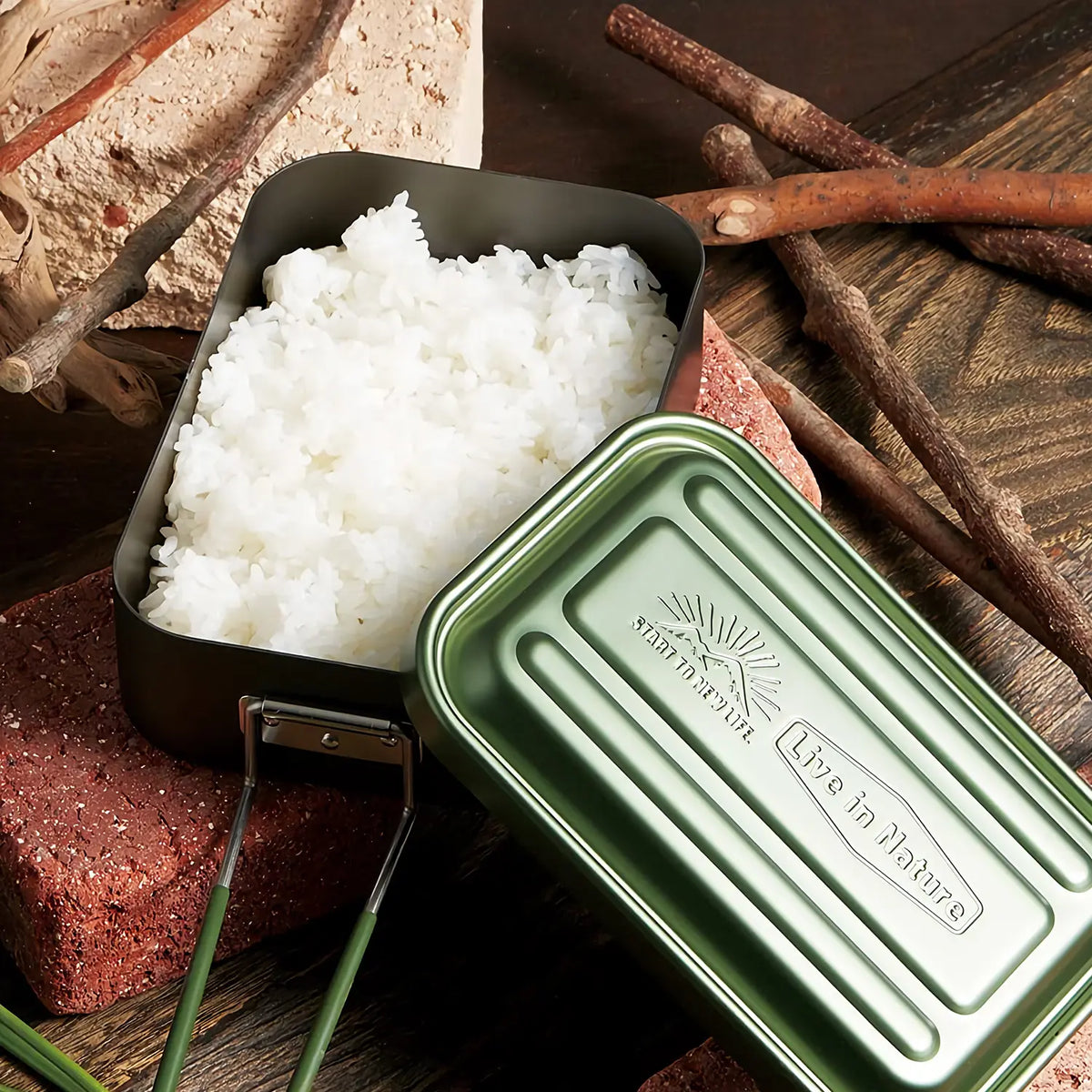 Skater Aluminum Mess Tin 497728AFTM6 Globalkitchen Japan