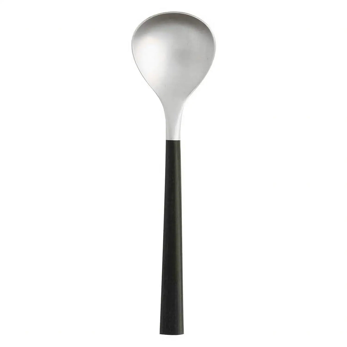 Sori Yanagi Black Handle Soup Spoon 17.9cm