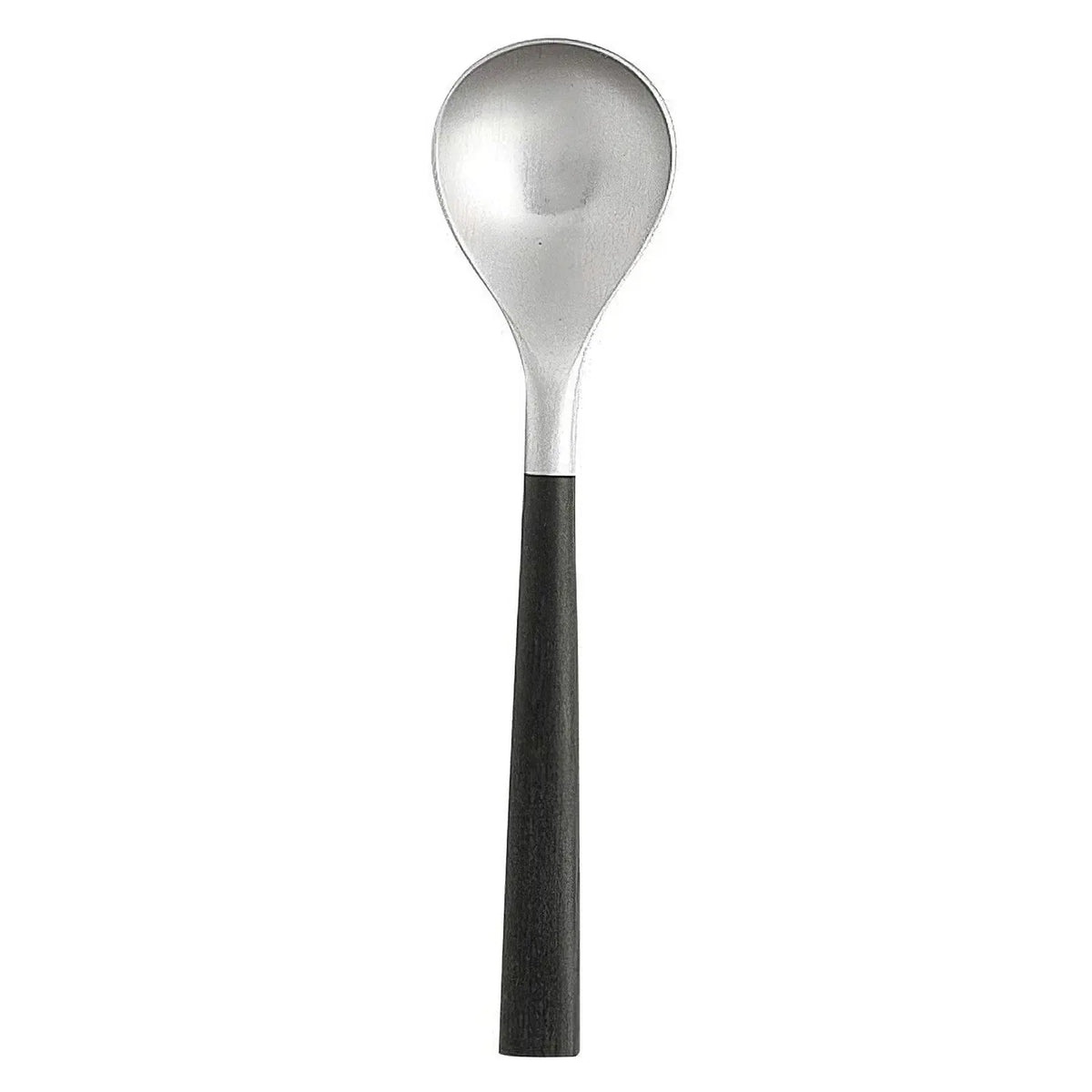Sori Yanagi Black Handle Teaspoon 14cm