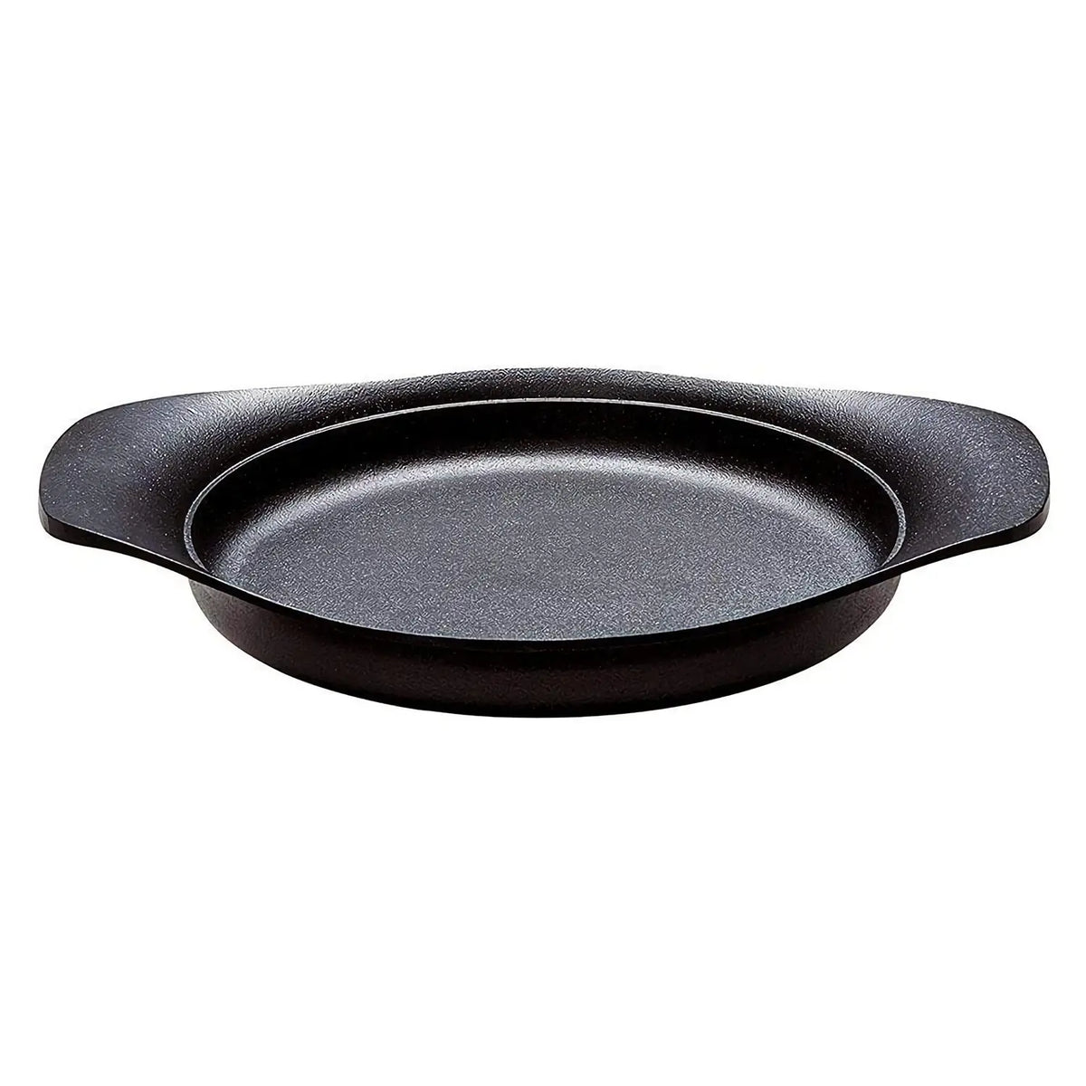 Sori Yanagi Cast Iron Induction Oil Pan Griddle 22cm with Stainless Steel Lid