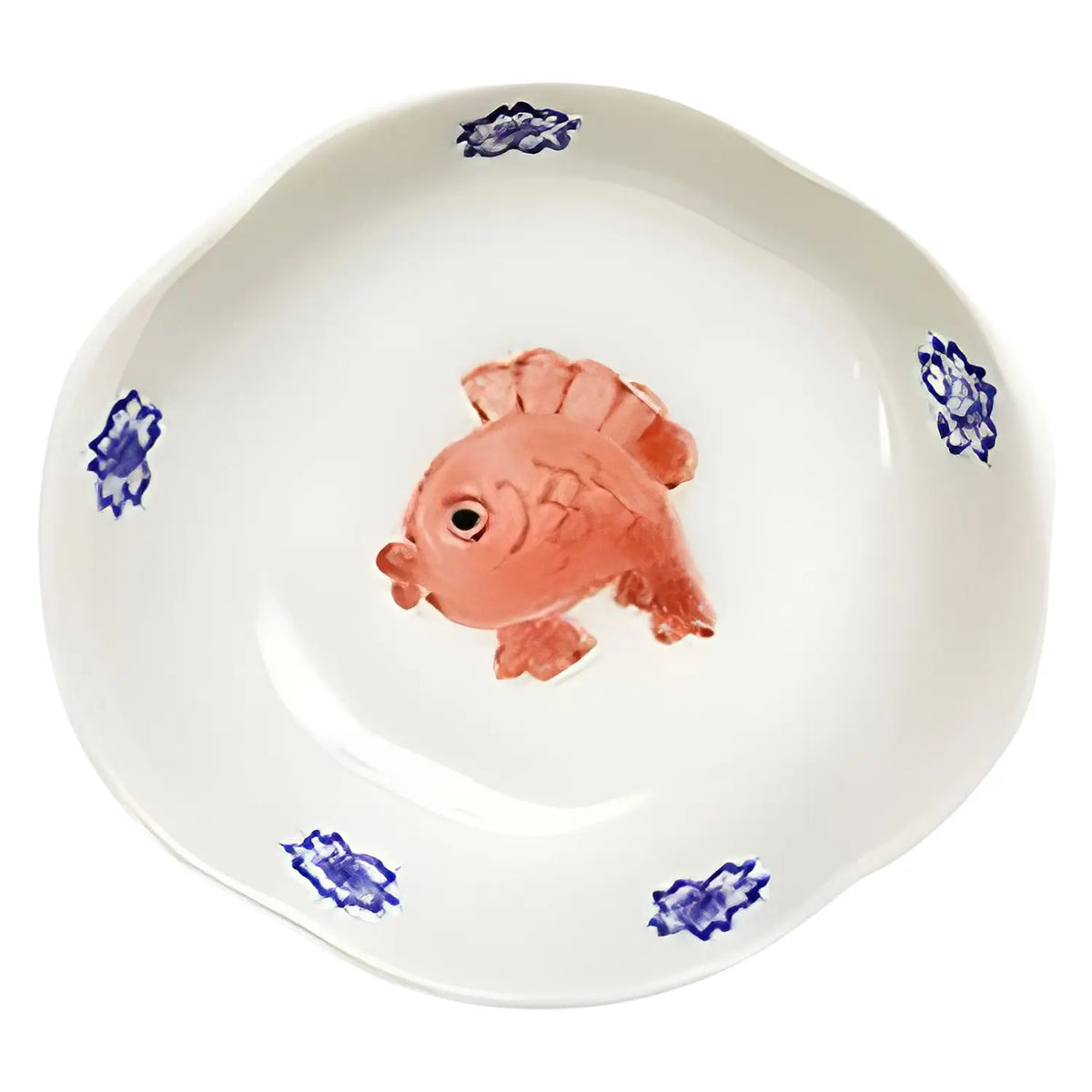 Soukyu Porcelain Lucky Charm Koduke Tiny Bowl Sea Bream