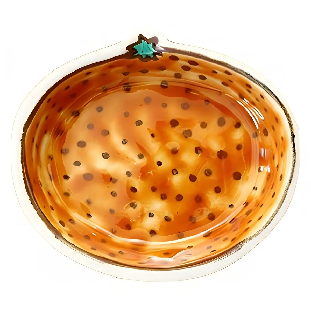 Soukyu Porcelain Lucky Charm Mamezara Plate Mandarin Orange
