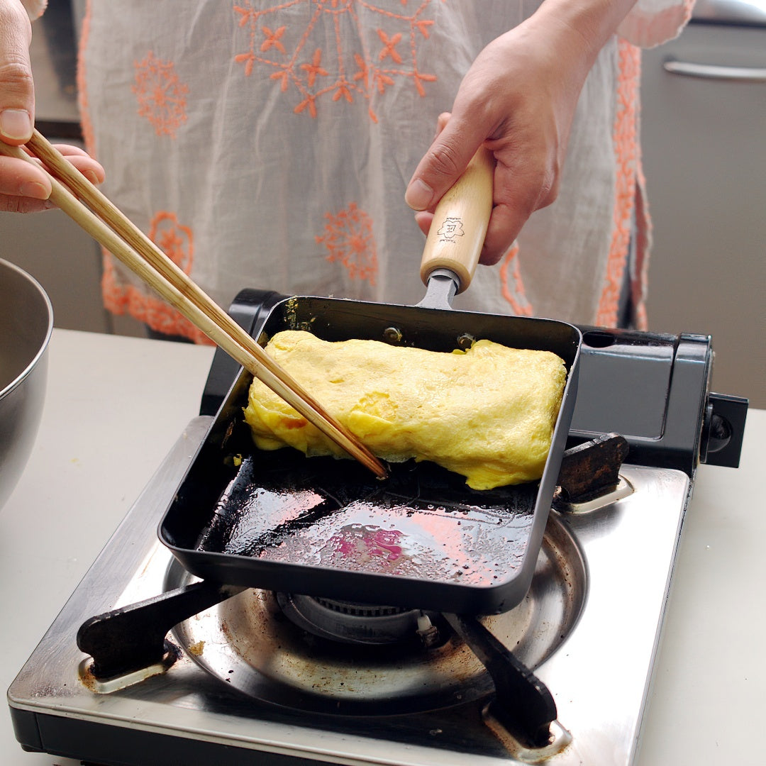 TAKUMI JAPAN Magma Plate Iron Tamagoyaki Rolled Omelette Pan