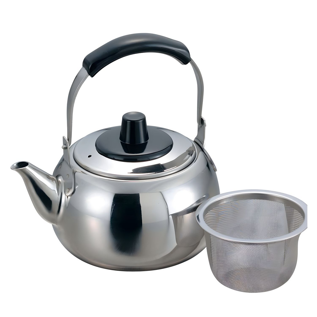 YIYIBYUS 4L Tea Kettle Long Spout Stovetop Teapot 304 Stainless Steel