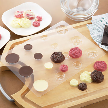 Tigercrown PET Resin Rose Chocolate Mold