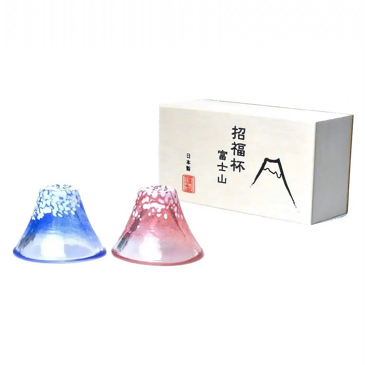 Toyo Sasaki Glass Mount Fuji Glass Sake Cup