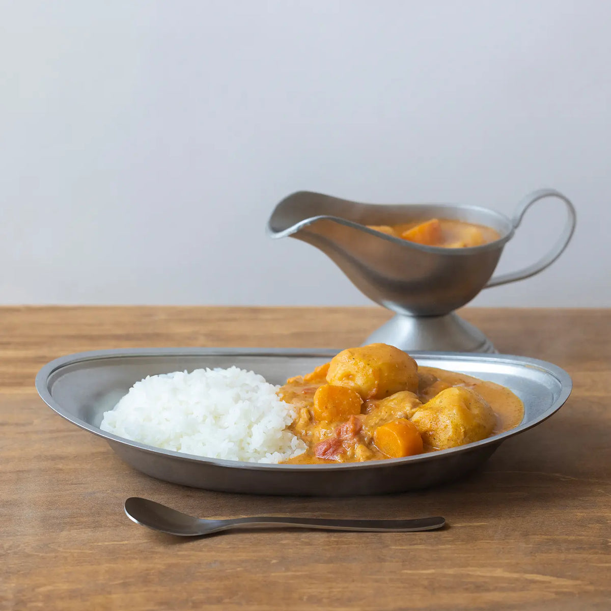 AOYOSHI VINTAGE Stainless Steel Curry Plate