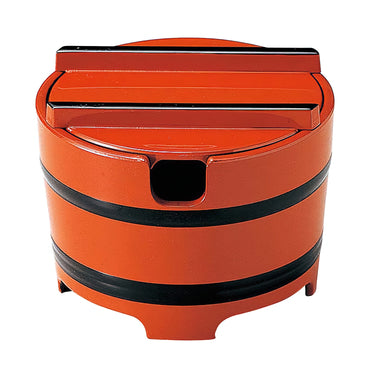 Wakaizumi Shikki ABS Resin Tub-Shaped Sushi Gari Pickled Ginger Container