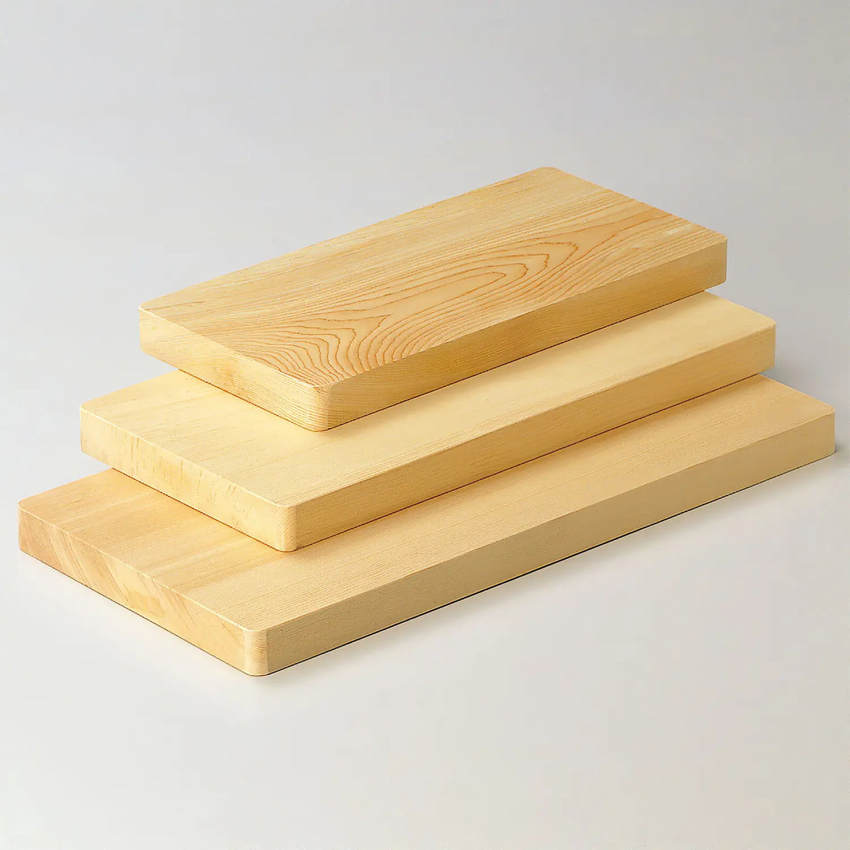 Yamacoh Single Piece Kiso Hinoki Cypress Wooden Cutting Board