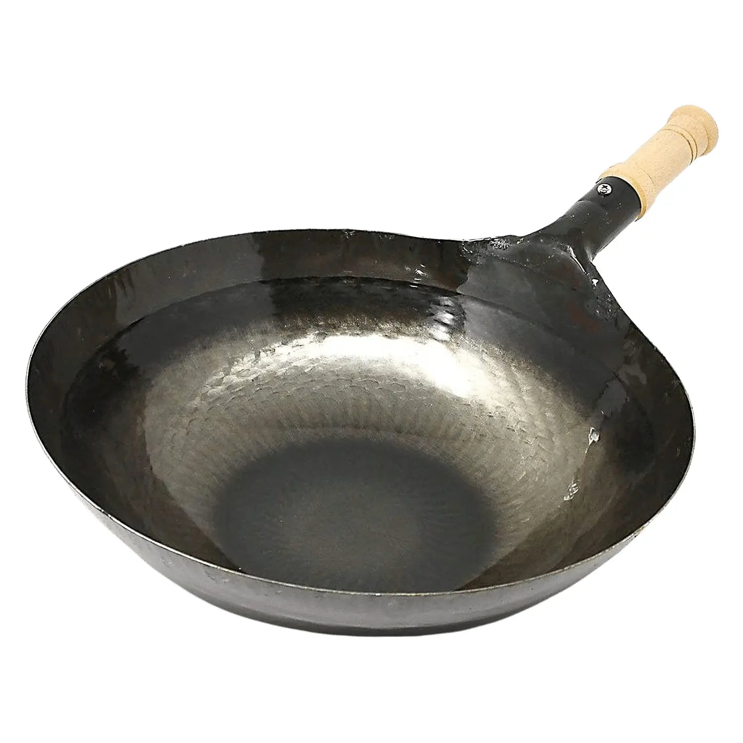 Yamada Brand: Steel Chinese Wok Pan: Hammered made Iron pan, wok