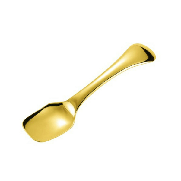 Asahi Copper Curved Ice Cream Spoon 11.4cm (2 Colours) Square Head / Gold Loose Cutlery