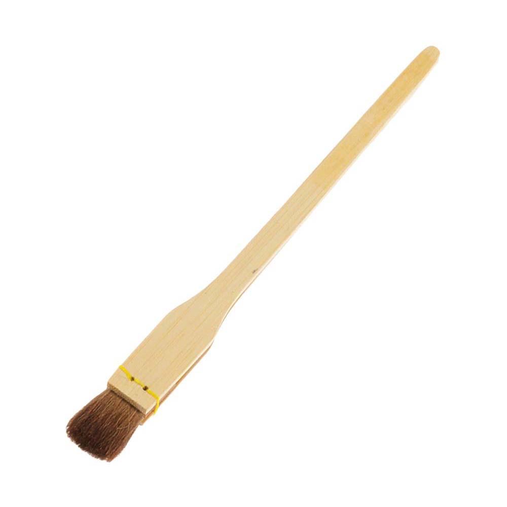 EBM Horse Hair Cooking Brush with Vertical Bamboo Handle