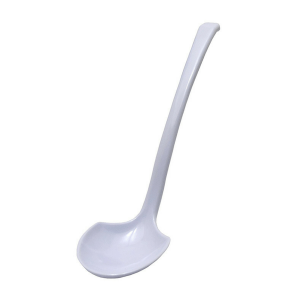 Entec Melamine Long-Handled Ramen Spoon 21.8cm (6 Colours) White Loose Cutlery