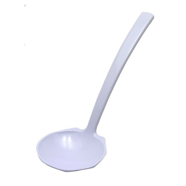 Entec Melamine Long-Handled Spoon for Udon/Soba/Ramen Noodles 19.5cm (3 Colours) White / Single Loose Cutlery
