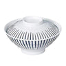 Entec Tokusa Pattern Melamine Donburi Rice Bowl 14.4cm Bowls