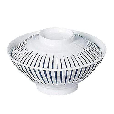 Entec Tokusa Pattern Melamine Donburi Rice Bowl 14.4cm Bowls