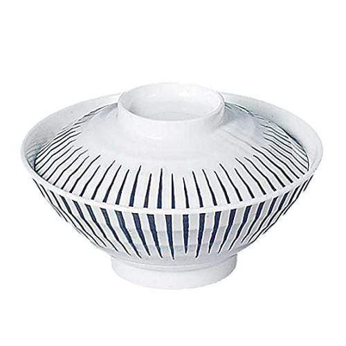 Entec Tokusa Pattern Melamine Donburi Rice Bowl 14.4cm Bowls